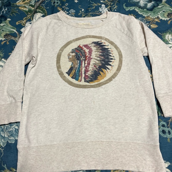 Denim & Supply Ralph Lauren Tops - Vintage Denim & Supply Ralph Lauren Native American Headdress Sweatshirt Small